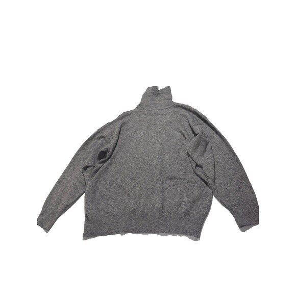 Vintage DD Sloane Women’s M Sweater 96% LambsWool Turtleneck Gray College Ski - Picture 2 of 16